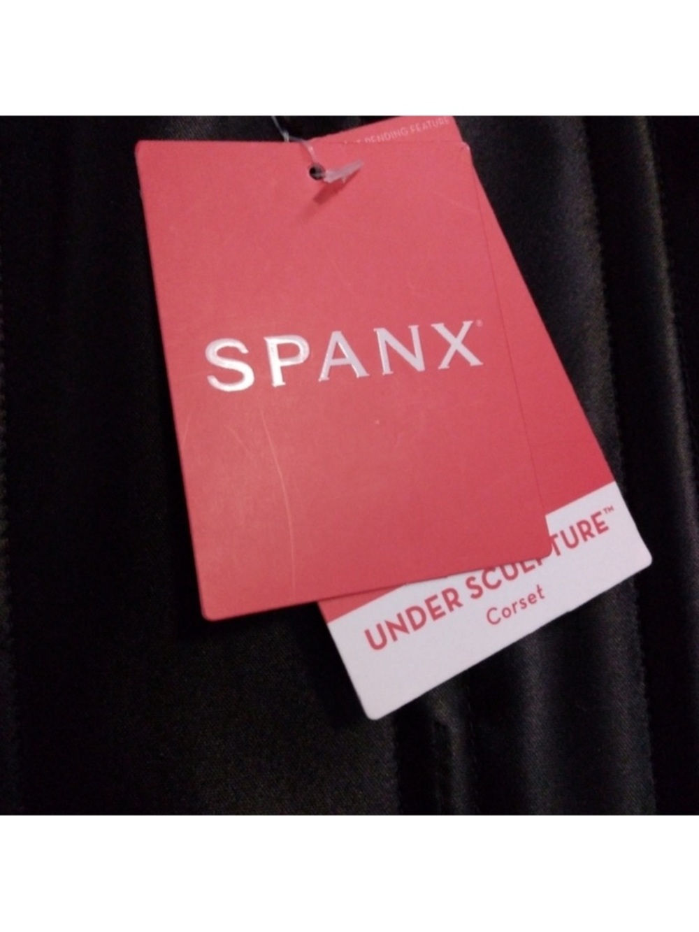 XL SPANX Under Sculpture Black Corset NWT